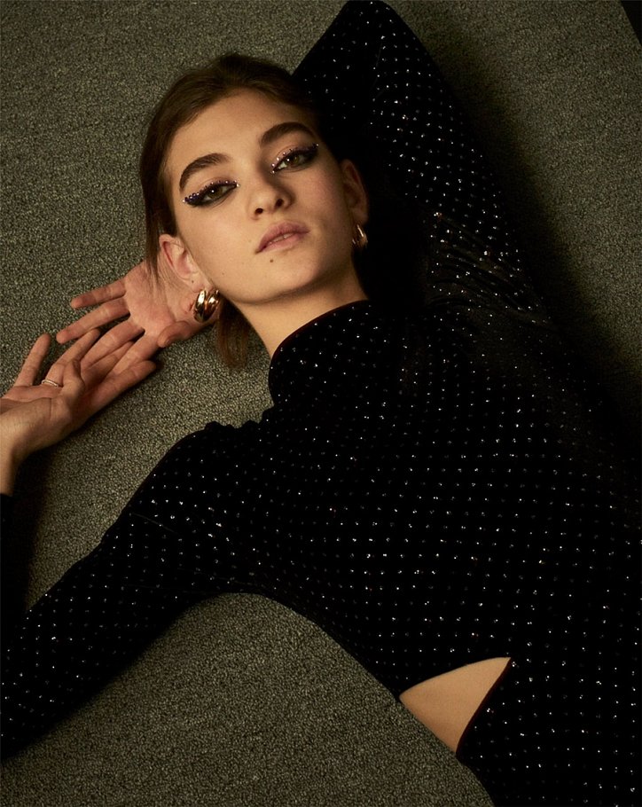 Гольф со стразами Zara