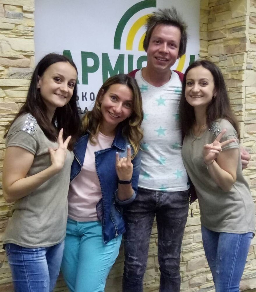 Виталина и Маргарита Мороз на радио АРМИЯ FM