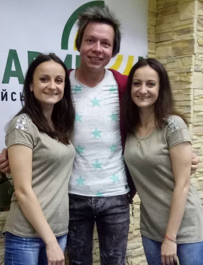Виталина и Маргарита Мороз на радио АРМИЯ FM