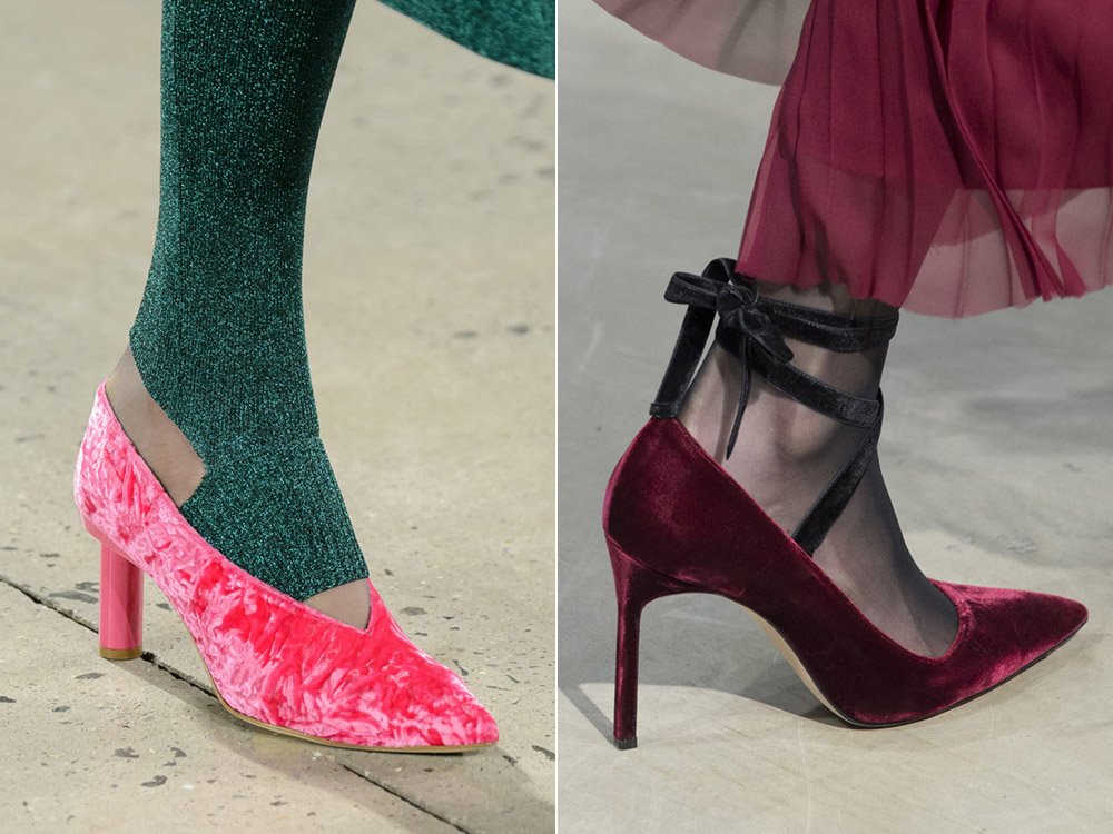 Розовые туфли Carolina Herrera