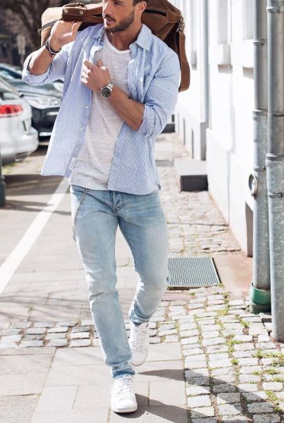 Рубашка + джинсы = идеальный мужской образ