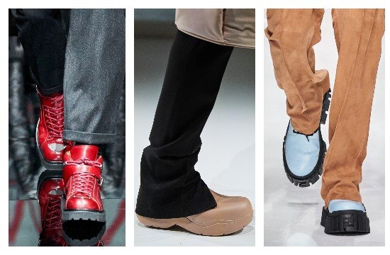 Мужская обувь на платформе 2021