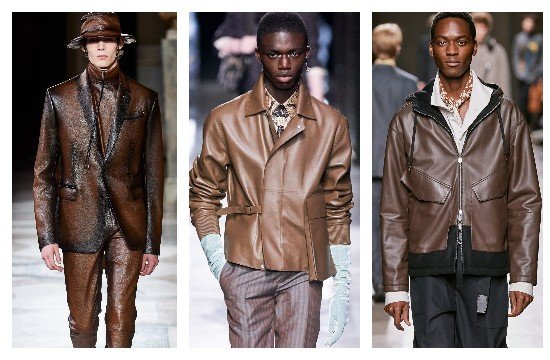Мужские кожаные куртки 2021