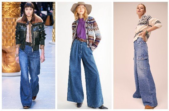 Широкие женские джинсы 2021