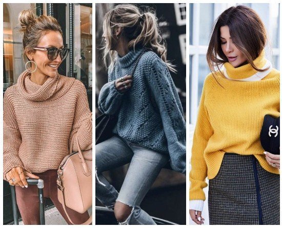 Модные женские свитера 2020