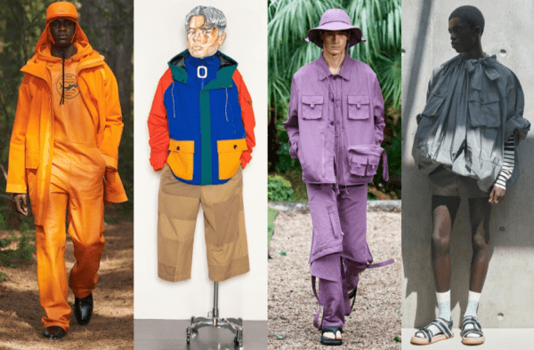Мужские куртки и брюки с нашивными карманами 2021