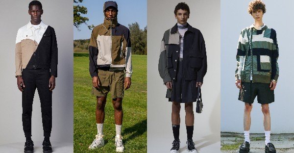 Мужские куртки в стиле колорблокинг 2021