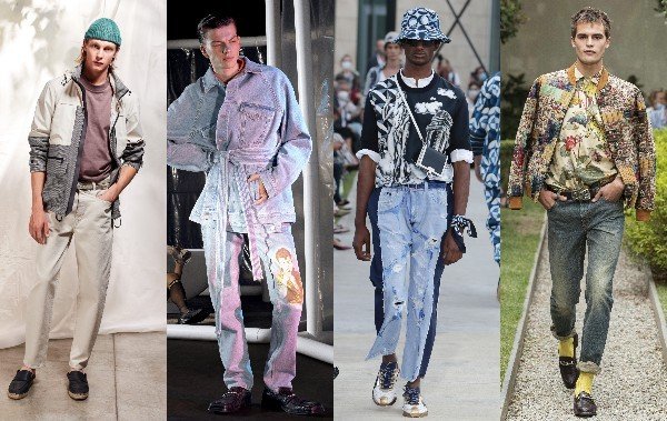 Модные мужские джинсы весна-лето 2021
