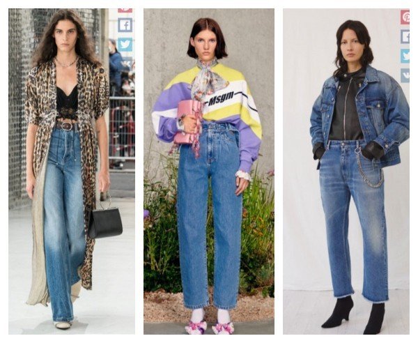 Женские джинсы с высокой талией 2021