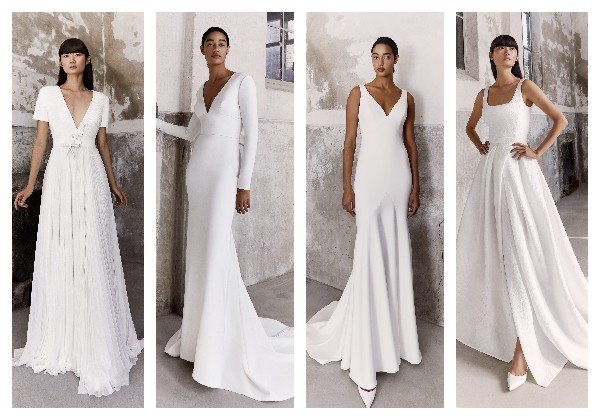 Свадебное платье в стиле минимализм 2022