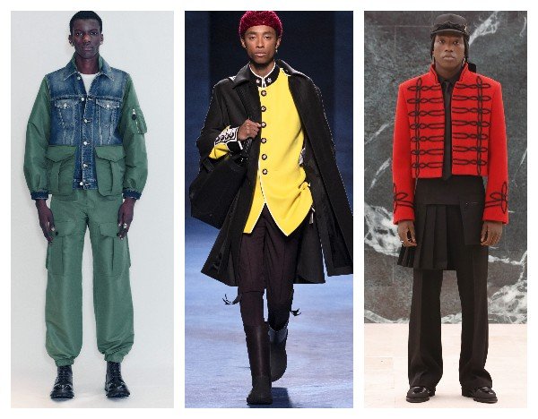 Мужская одежда в военном стиле осень-зима 2021-2022