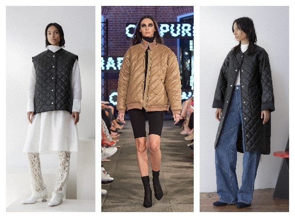 Женские стеганые куртки, плащи и жилетки 2021 2022