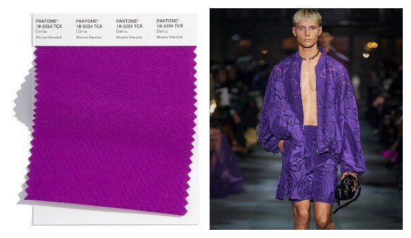 Модный оттенок фиолетового весна лето 2022