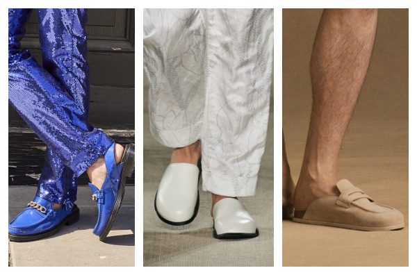Мужские туфли без задников 2022