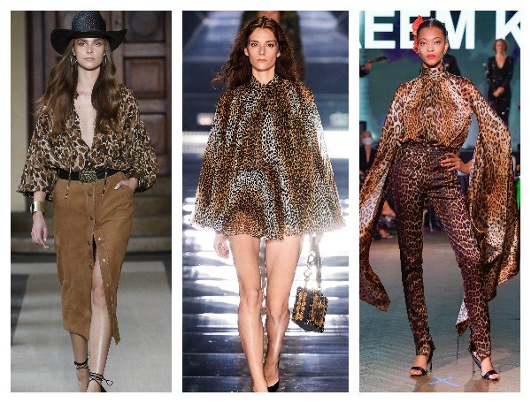 Женские блузки с леопардовым принтом 2022