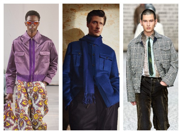 Мужские куртки в стиле сафари осень 2022