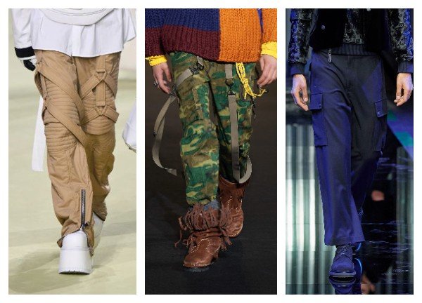 Модные мужские брюки в стиле милитари 2023