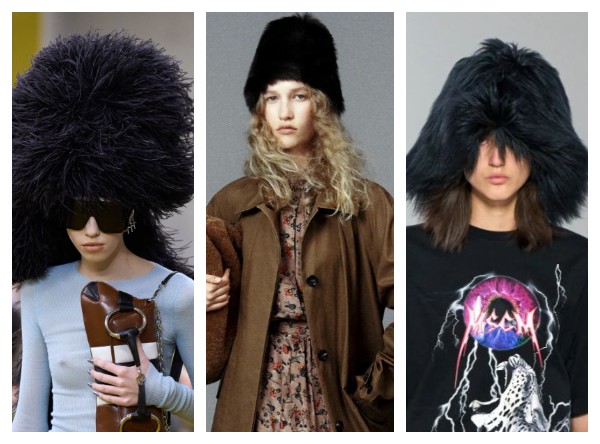Модные женские меховые шапки 2024