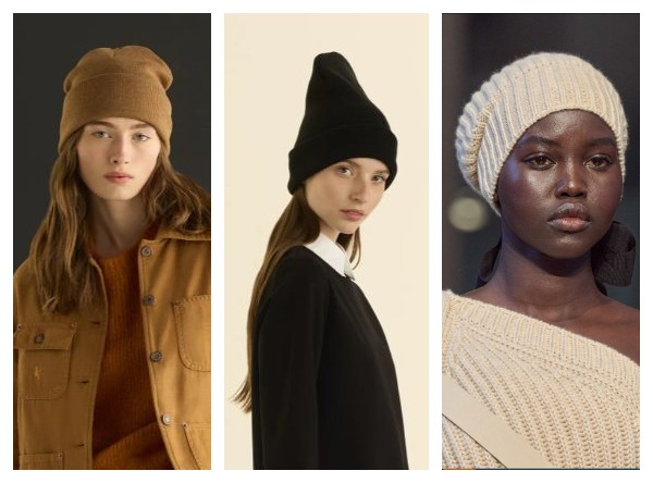 Модные женские шапки бини 2024