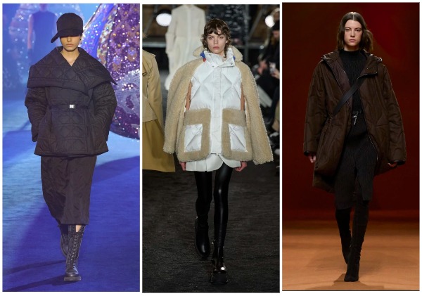 Модные женские зимние стеганые куртки и пуховики осень зима 2023 2024