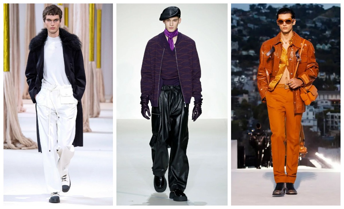 Модные мужские брюки осень-зима 2023-2024