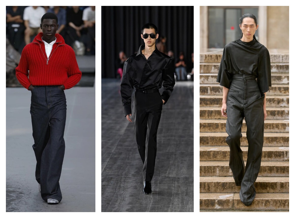 Мужские брюки с высокой посадкой весна лето 2024: тренды в мужской моде
