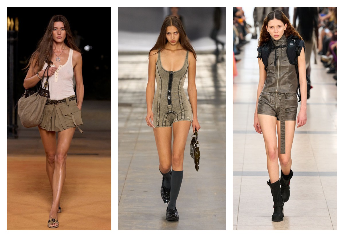 Женский стиль милитари весна лето 2026