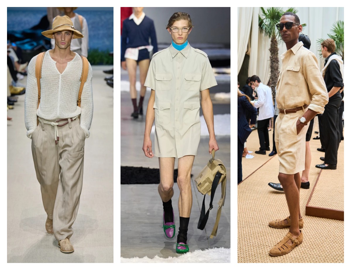 Модные мужские образы в стиле милитари 2026